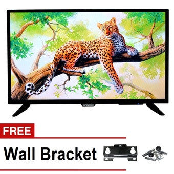 Avision 32" HD Ready LED TV Black 32K785 with Free Wall Bracket