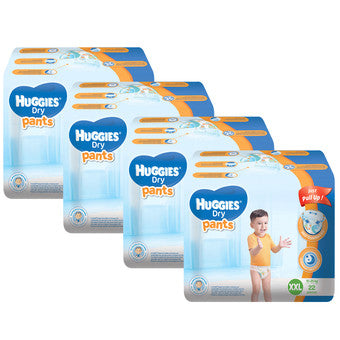 Huggies Dry Pants Eco XXL Diaper 22's, Pack of 4