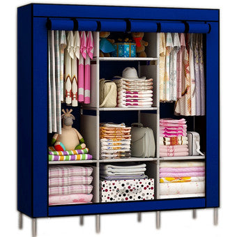 CLASS A 88130 Fashion Cloth Storage Wardrobe (Blue)