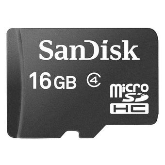 SanDisk 16GB MicroSD (Black)