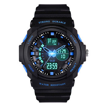 D&D Men's LED Digital 30M Waterproof Outdoor Wristwatch Sports Electronic Watch