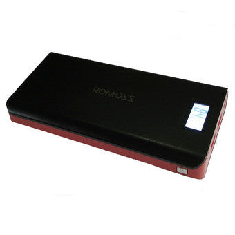 Romoss Sense 6 Plus LCD Display 20000mAh Power Bank (Black/Red)